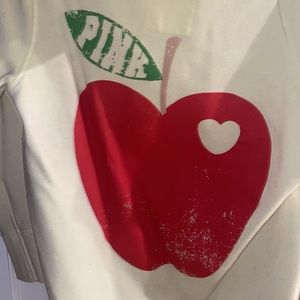 Vs pink apple hoodie